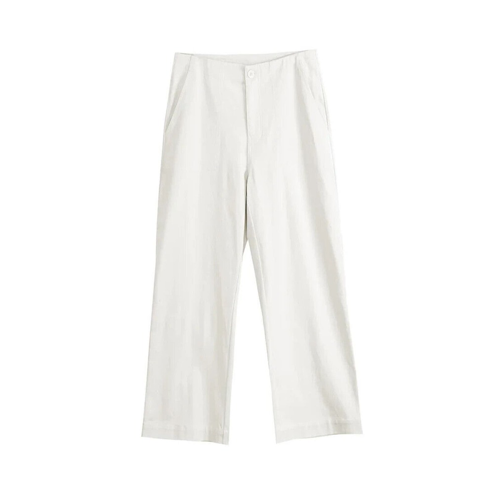 89th and Madison NWT Wm Sz 14W White Straight Leg Ankle Pants 0944